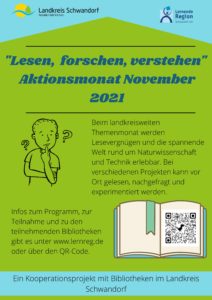 Plakat Themenmonat Lesen_Forschen_Verstehen