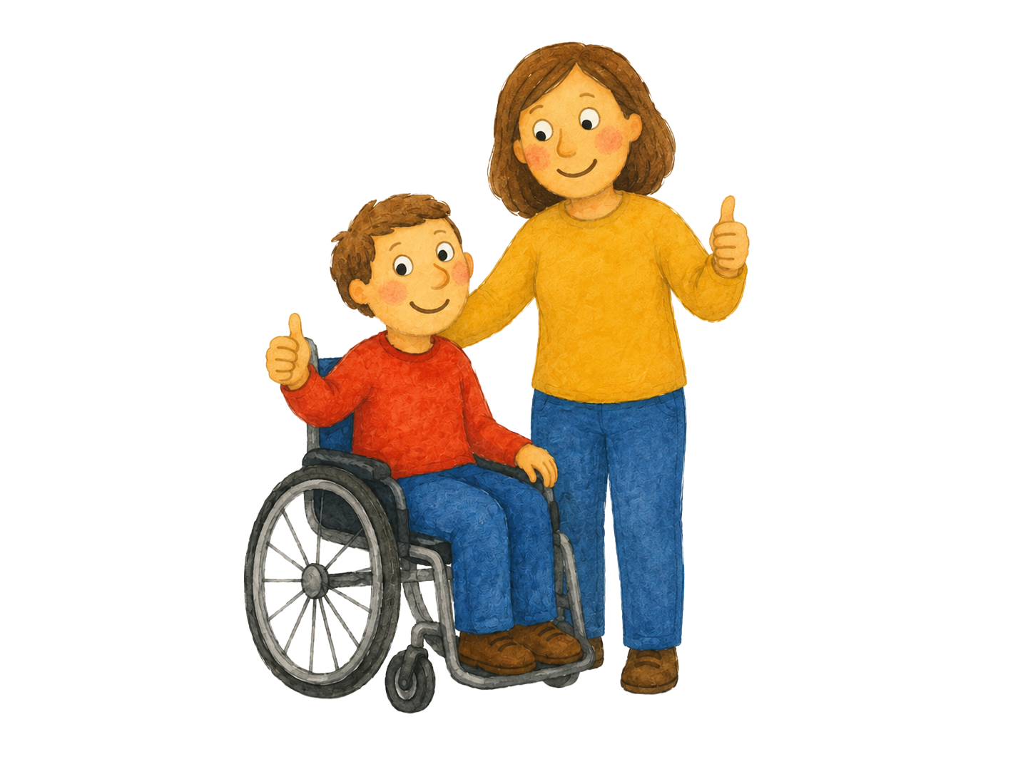 Mutter und Sohn